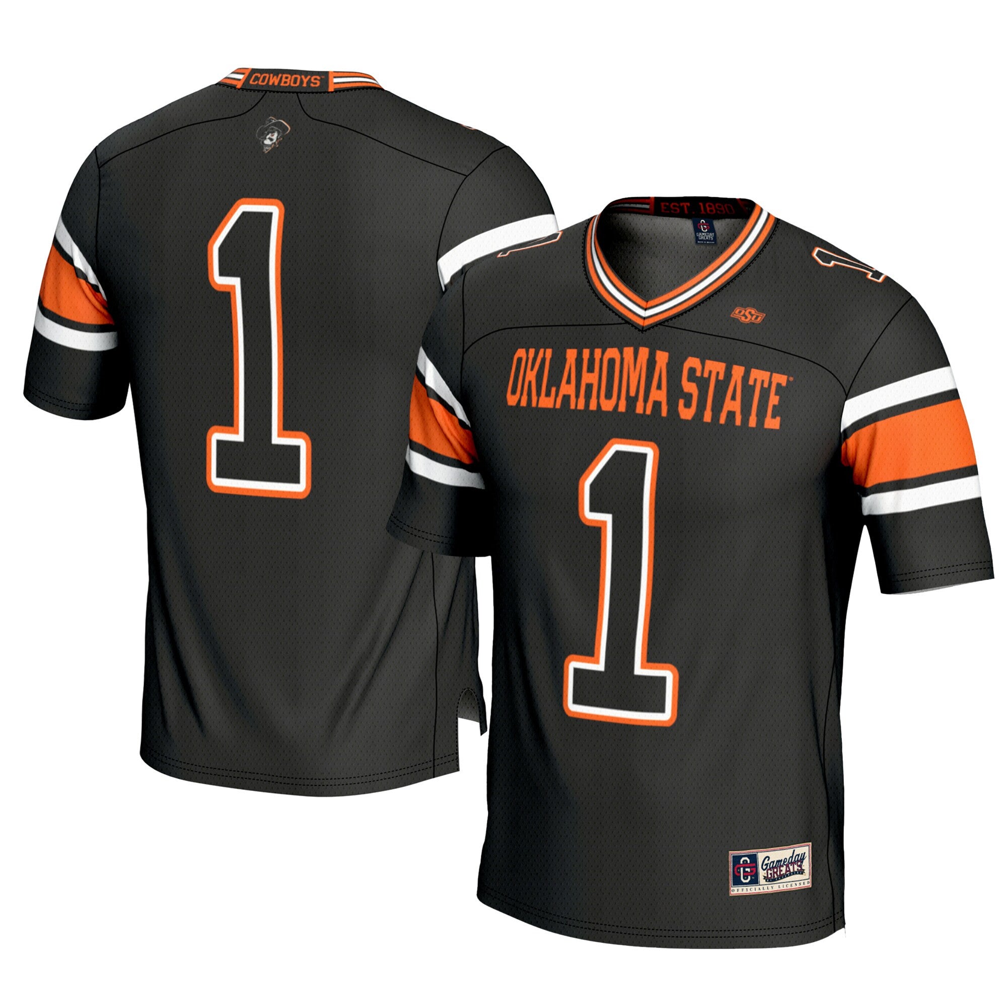 Oklahoma State Cowboys black jersey