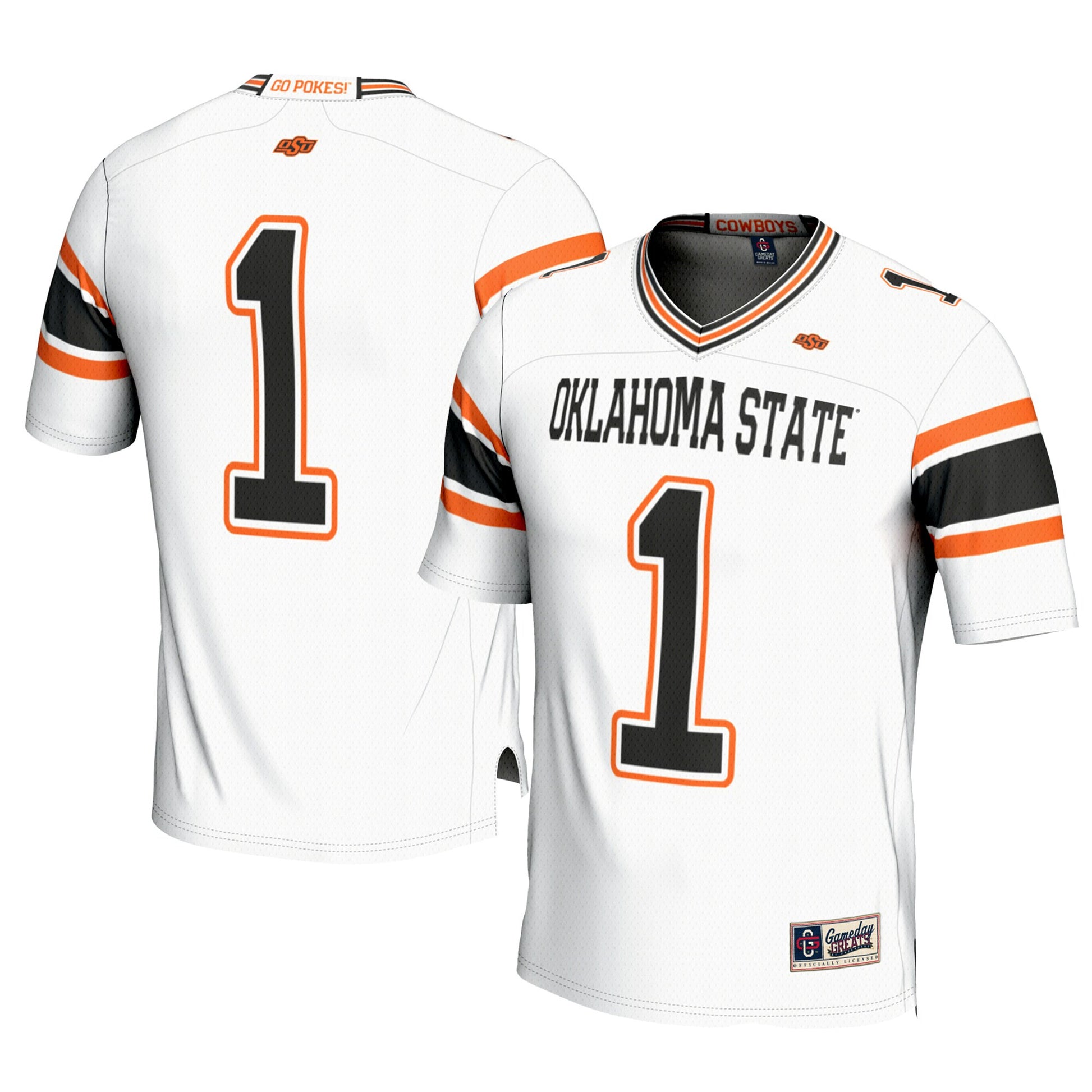 Oklahoma State Cowboys white jersey