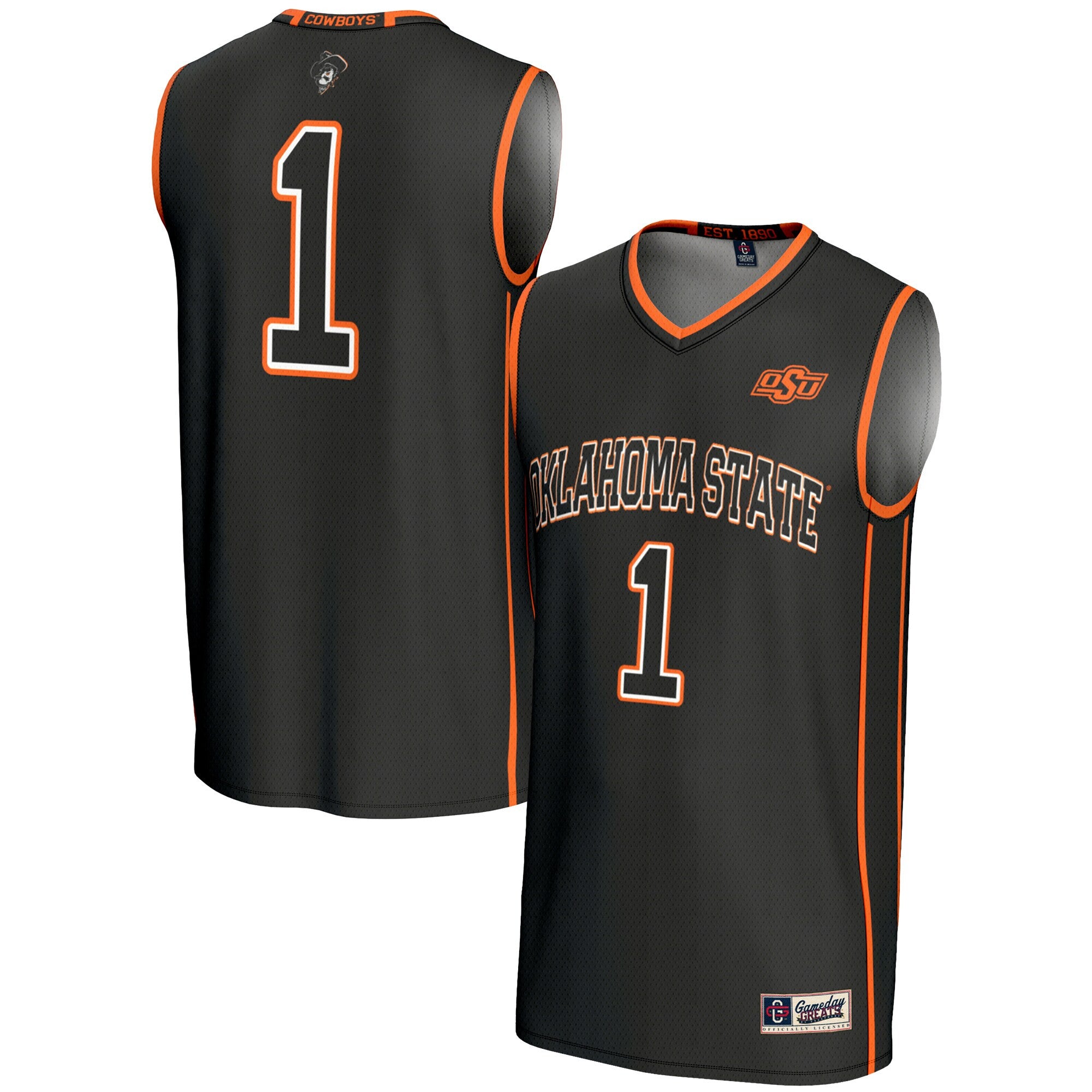 Oklahoma State Cowboys black jersey