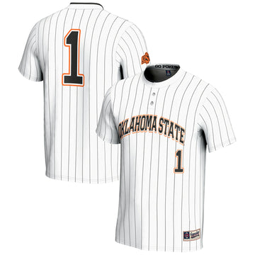 Softball Oklahoma State Cowboys white jersey