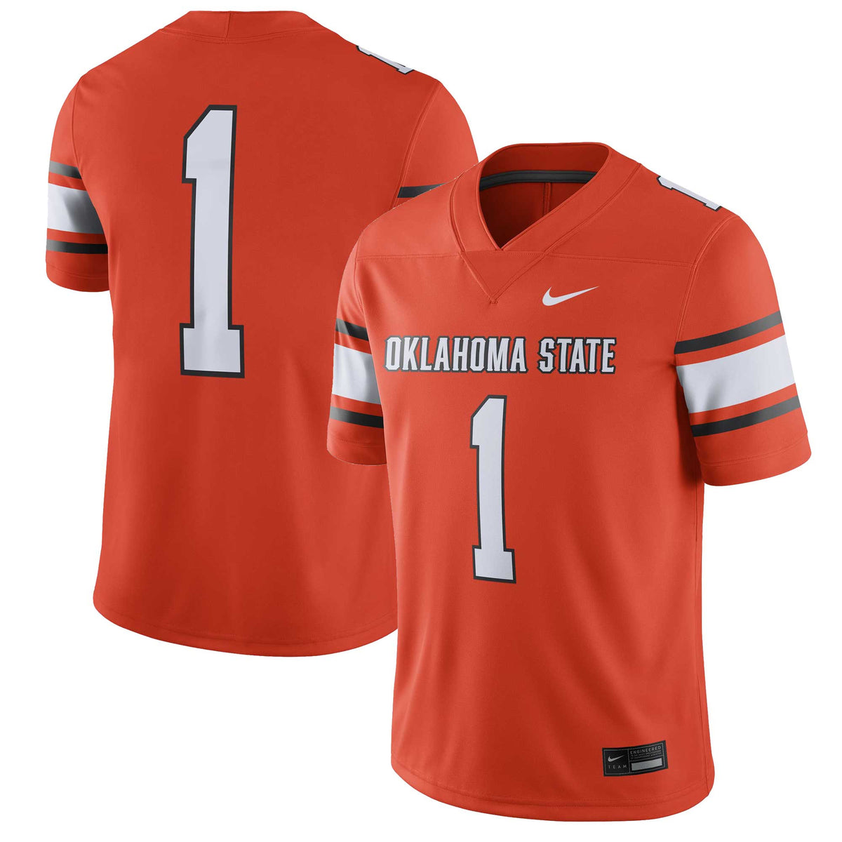 Oklahoma State Cowboys orange jersey