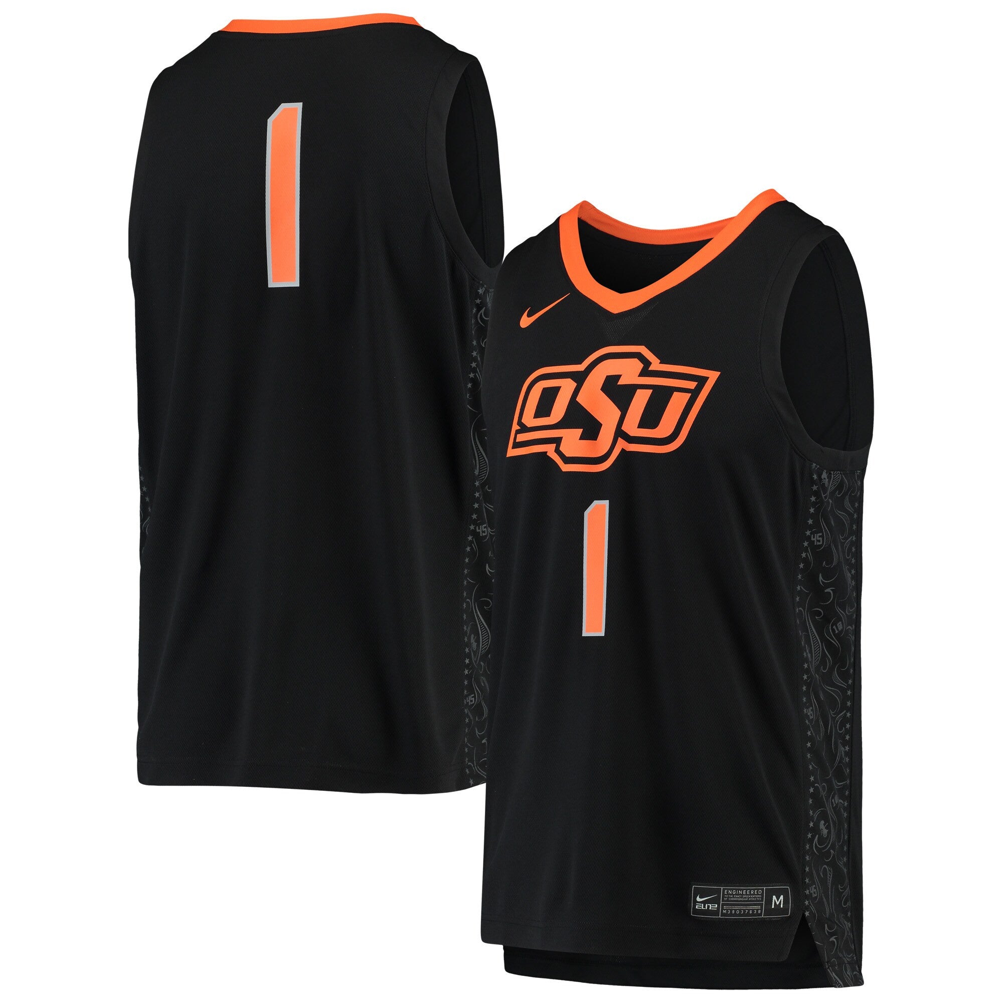 Oklahoma State Cowboys black jersey