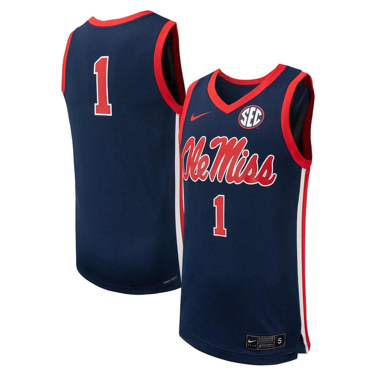 Ole Miss Rebels navy jersey