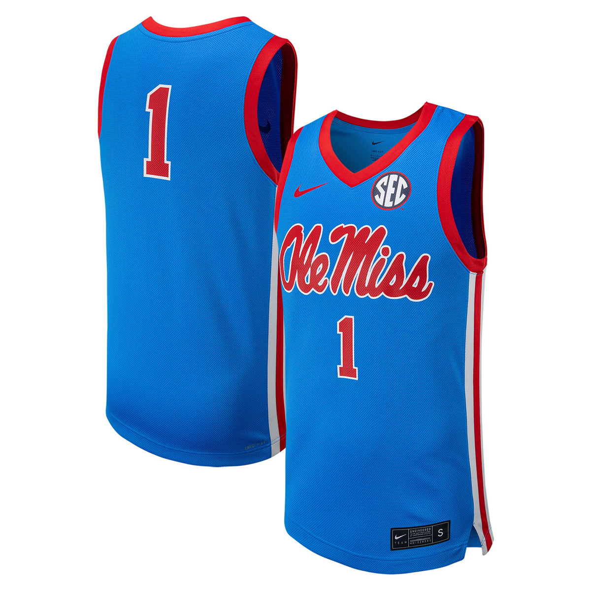 Ole Miss Rebels blue jersey