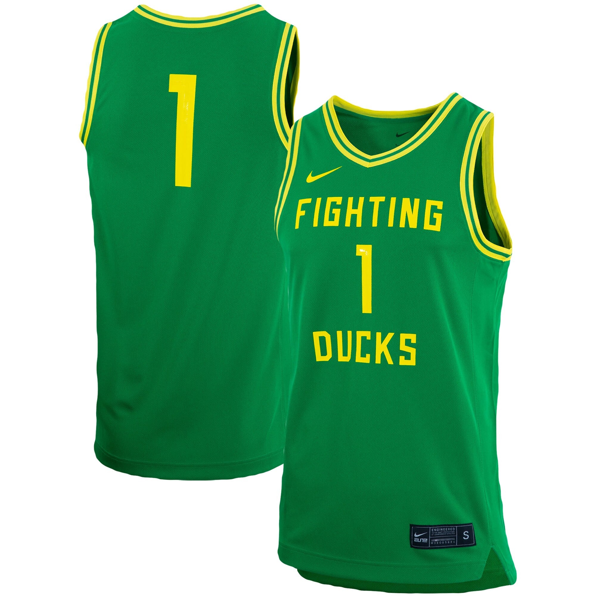 Oregon Ducks green jersey
