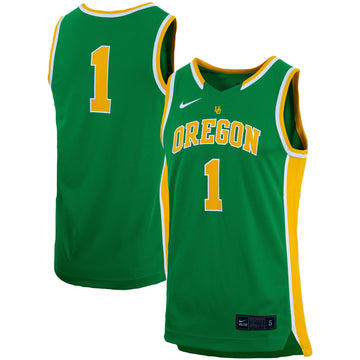Oregon Ducks green Throwback jersey