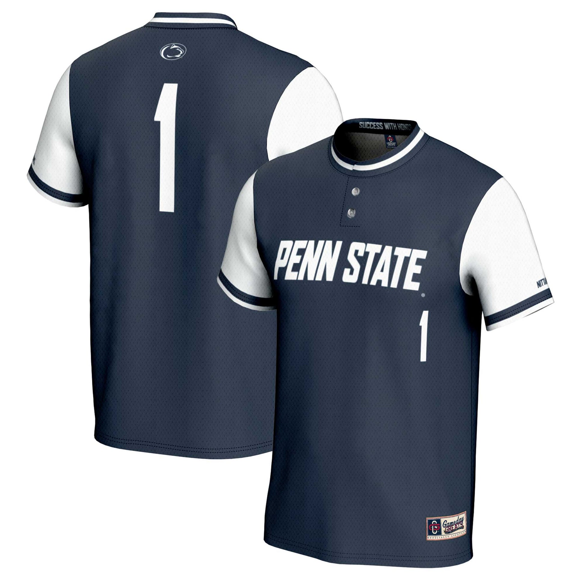 Softball Penn State Nittany Lions navy jersey