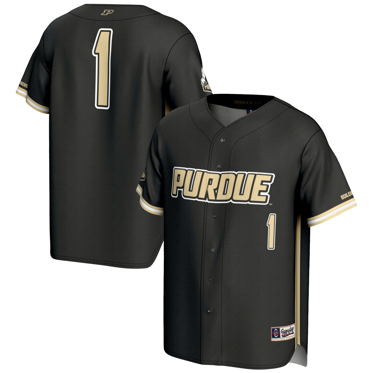 Purdue Boilermakers gold jersey