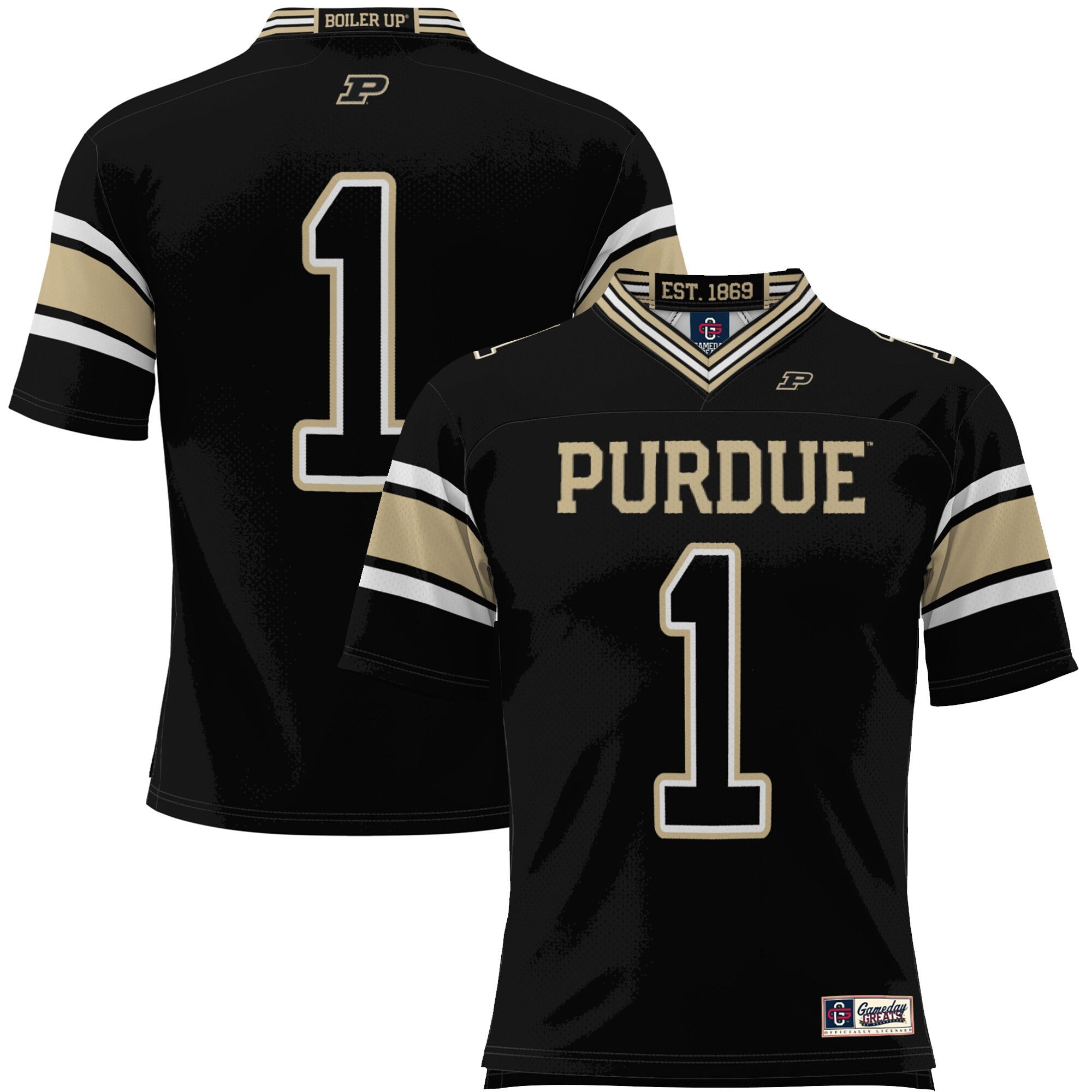 Purdue Boilermakers black jersey
