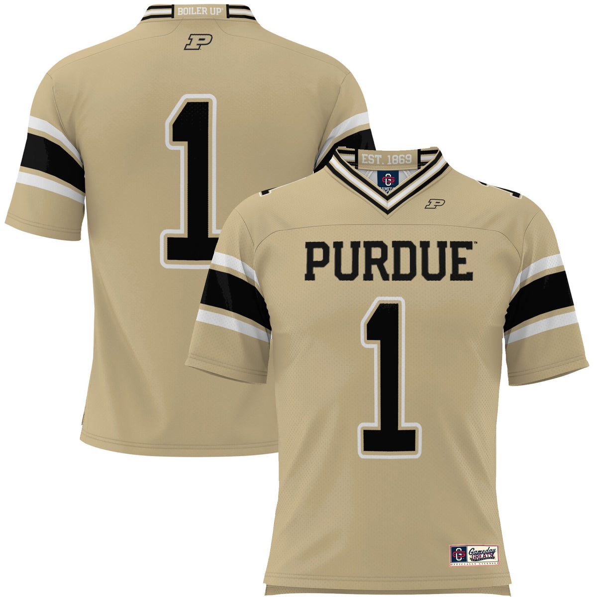 Purdue Boilermakers gold jersey