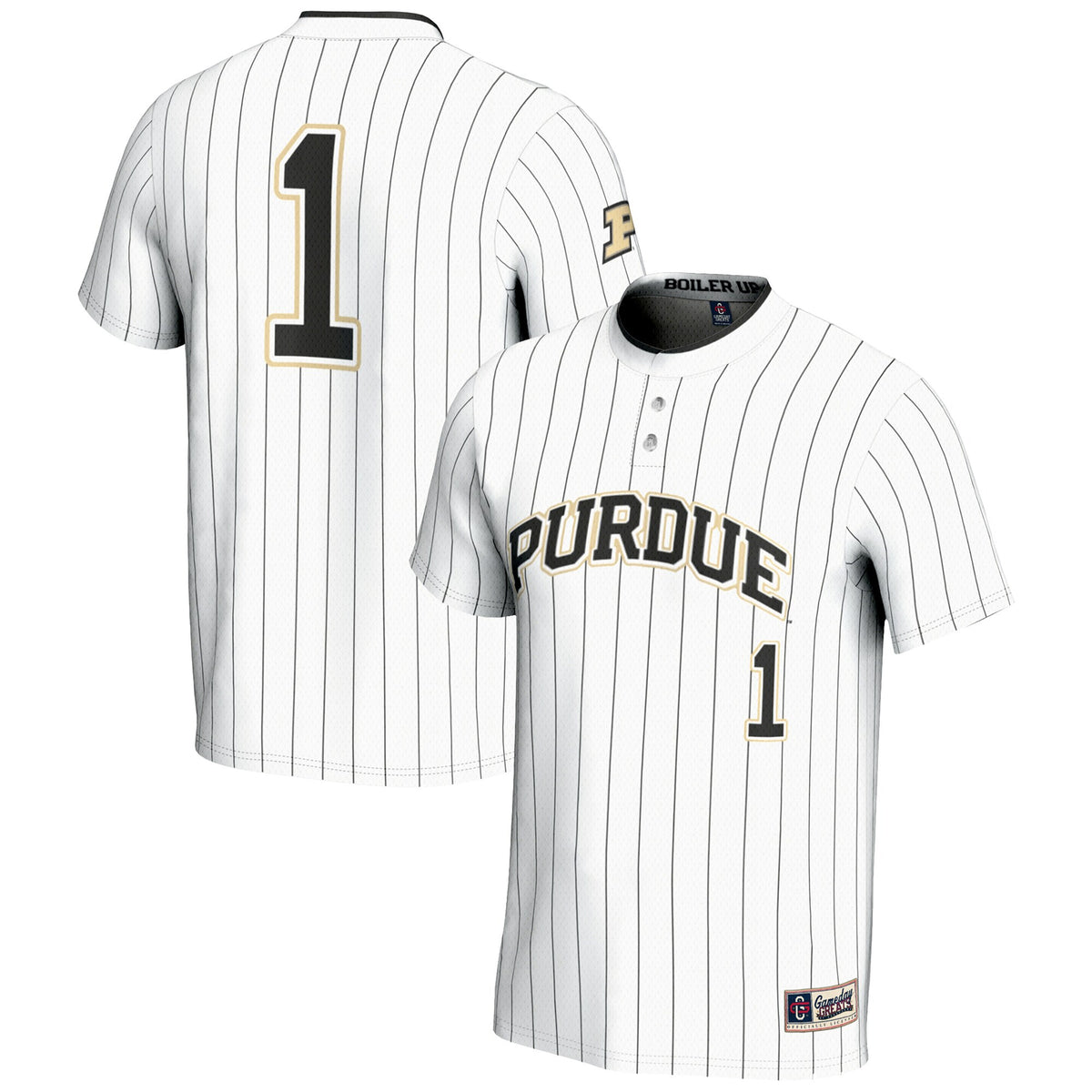 Softball Purdue Boilermakers white jersey