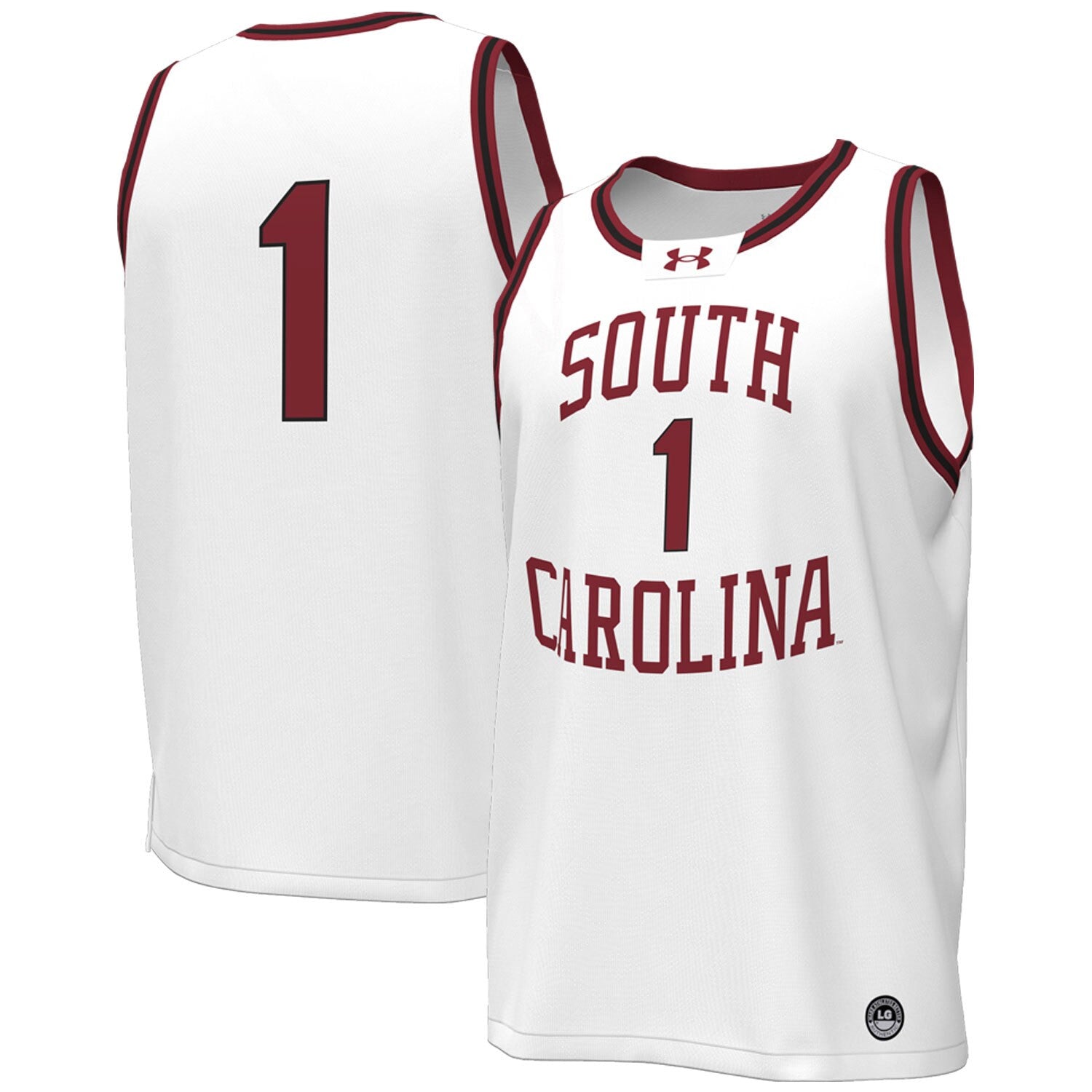 Under Armour South Carolina Gamecocks white Throwback jersey