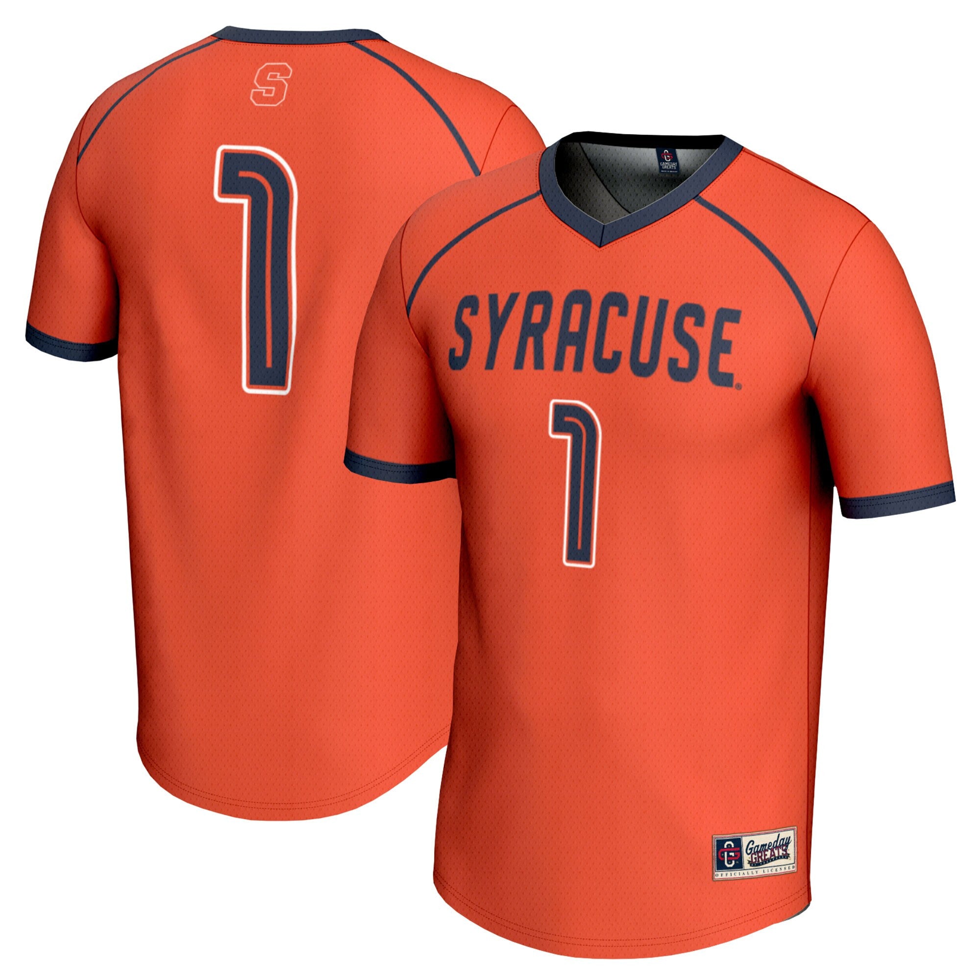 Lacrosse Syracuse Orange orange jersey
