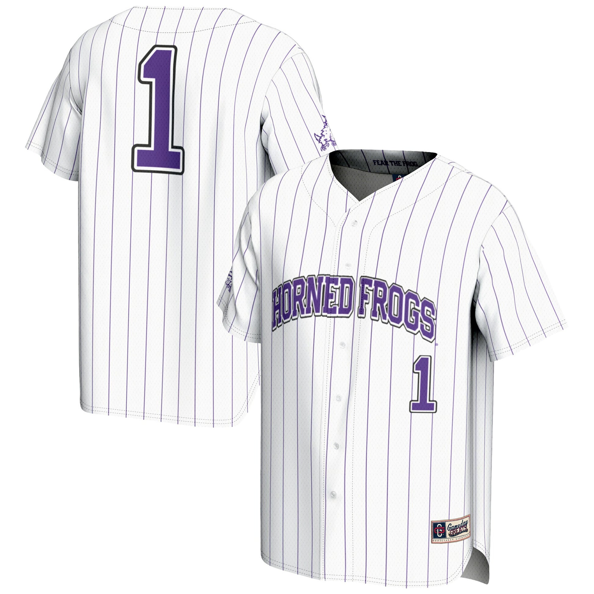 TCU Horned Frogs white jersey
