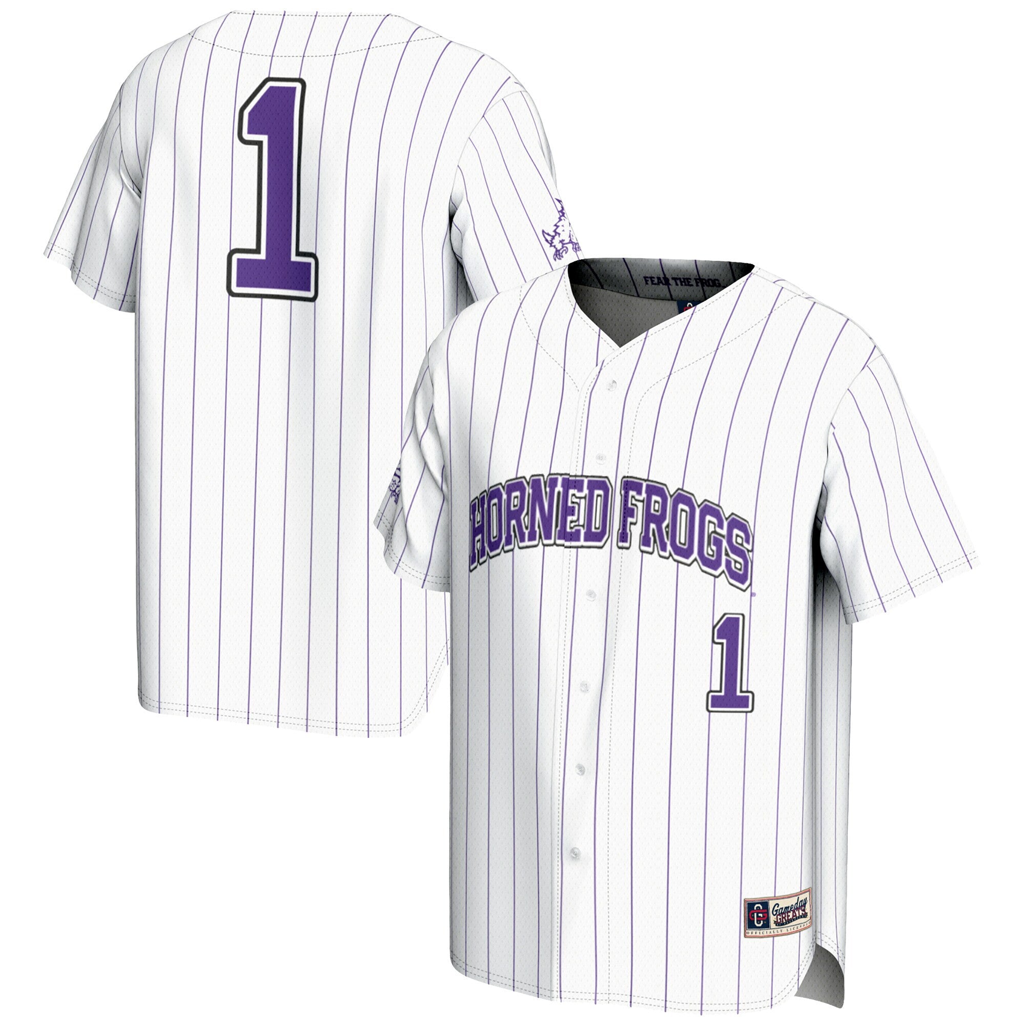 TCU Horned Frogs white jersey