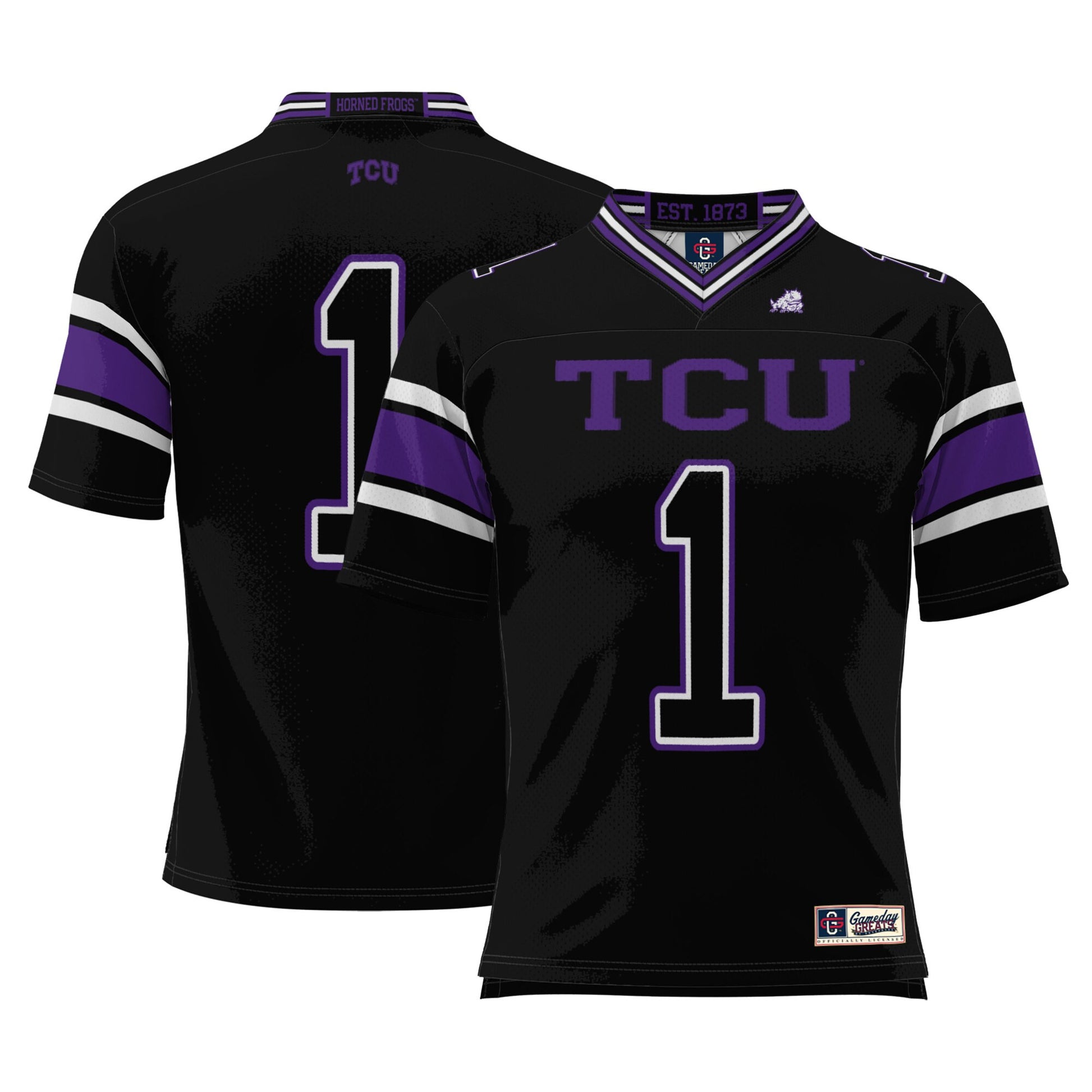 TCU Horned Frogs black jersey