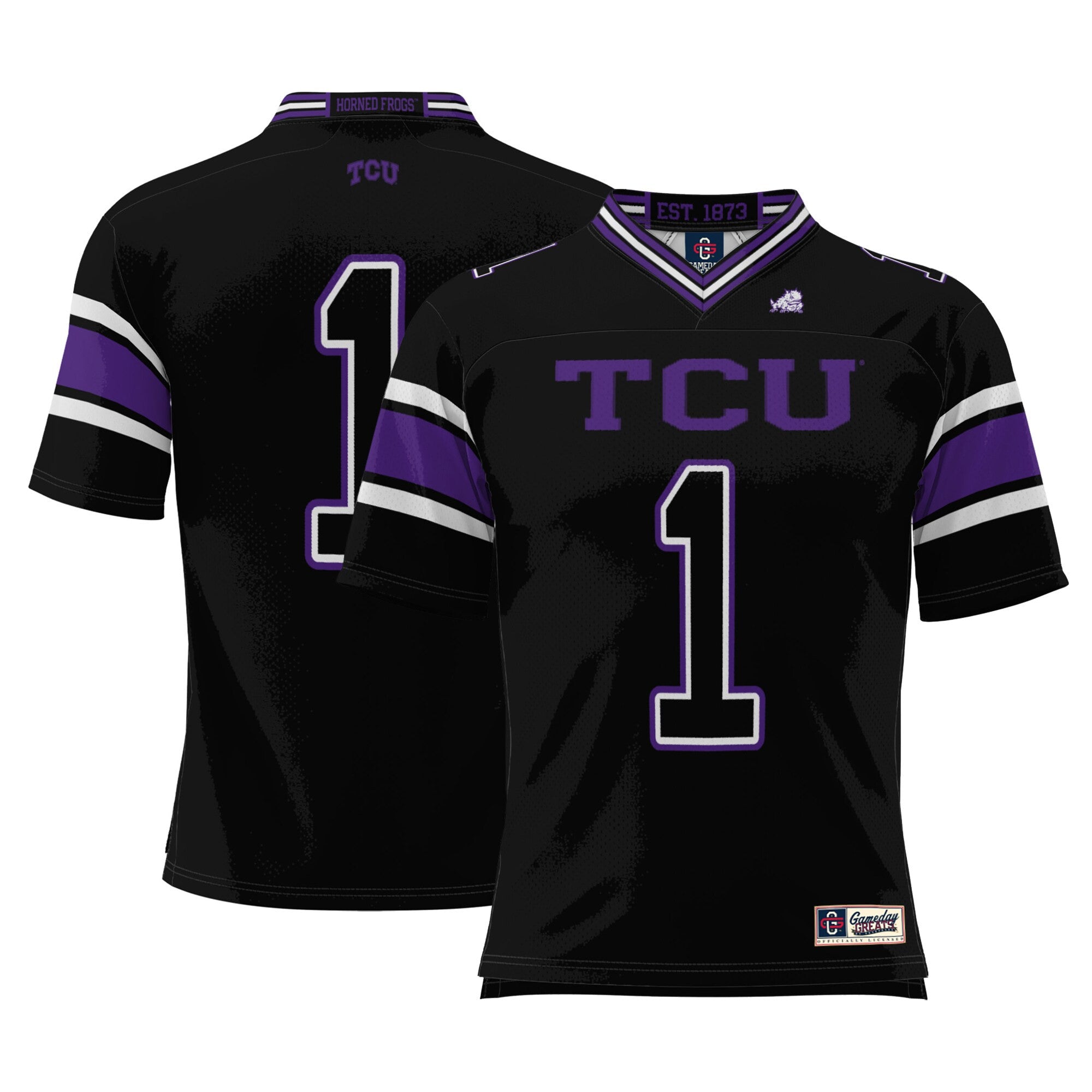 TCU Horned Frogs black jersey