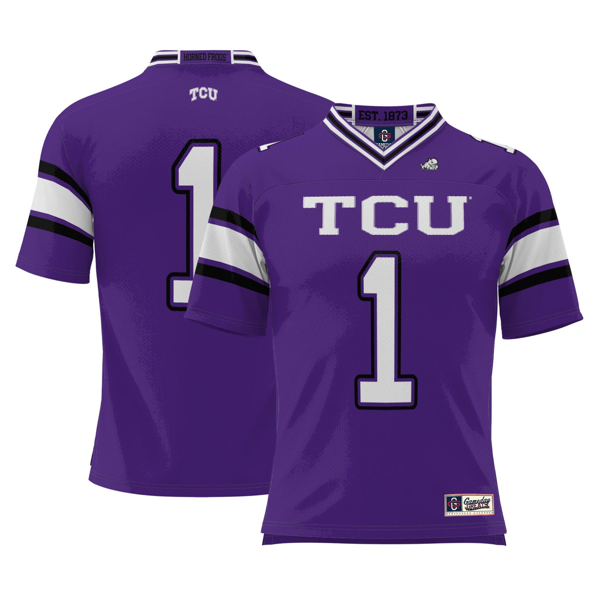 TCU Horned Frogs purple jersey