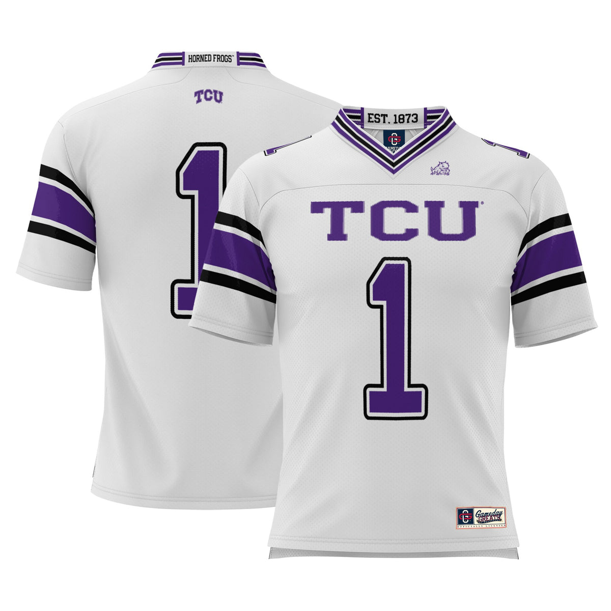 TCU Horned Frogs white jersey