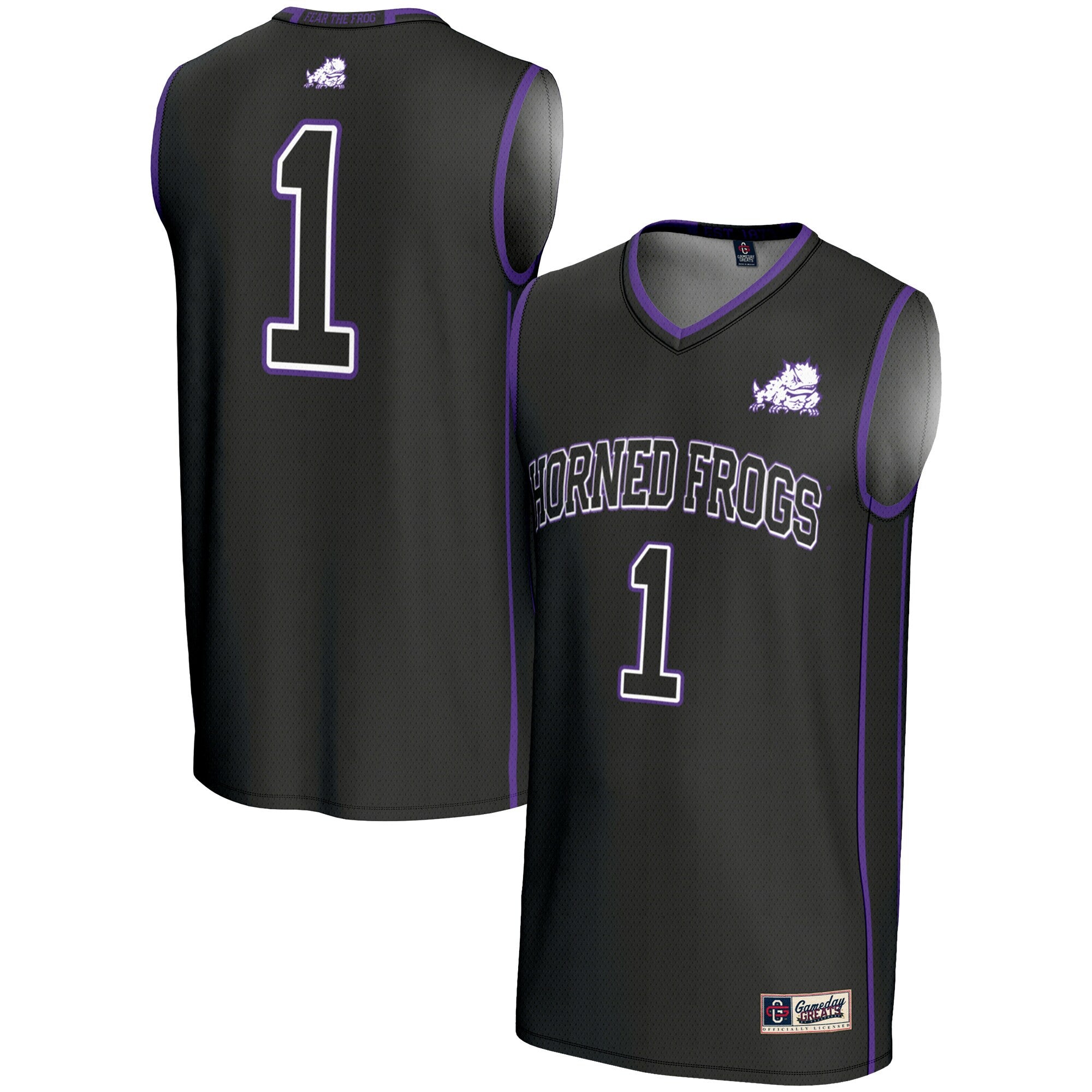 TCU Horned Frogs black jersey