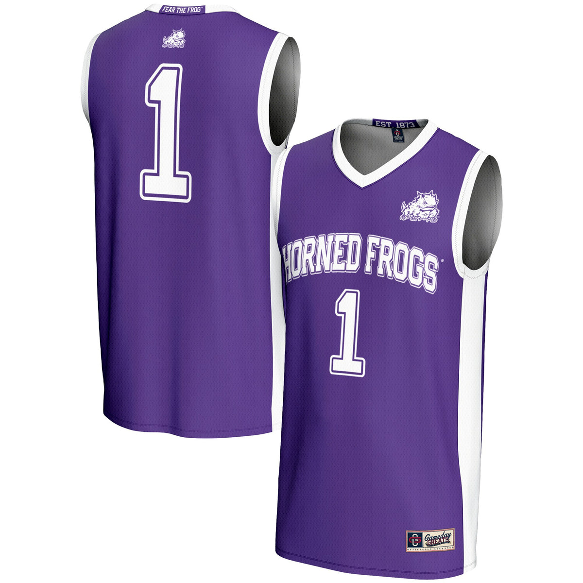 TCU Horned Frogs purple jersey