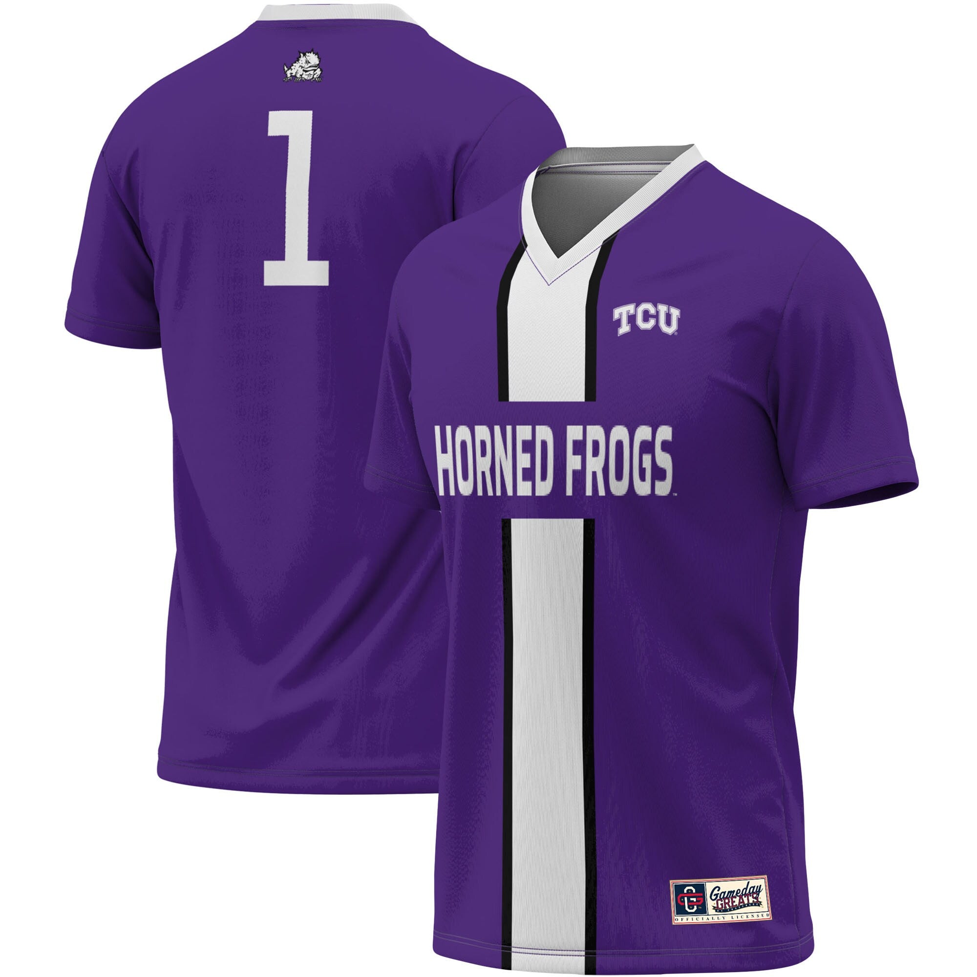 Prosphere TCU Horned Frogs purple jersey
