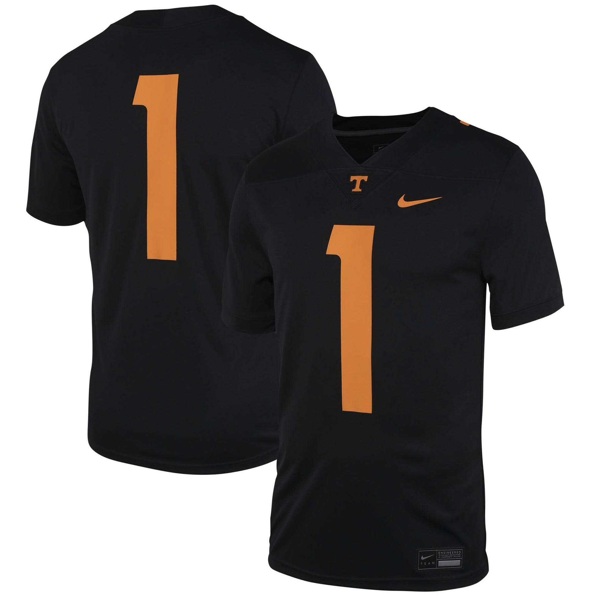 Tennessee Volunteers black jersey