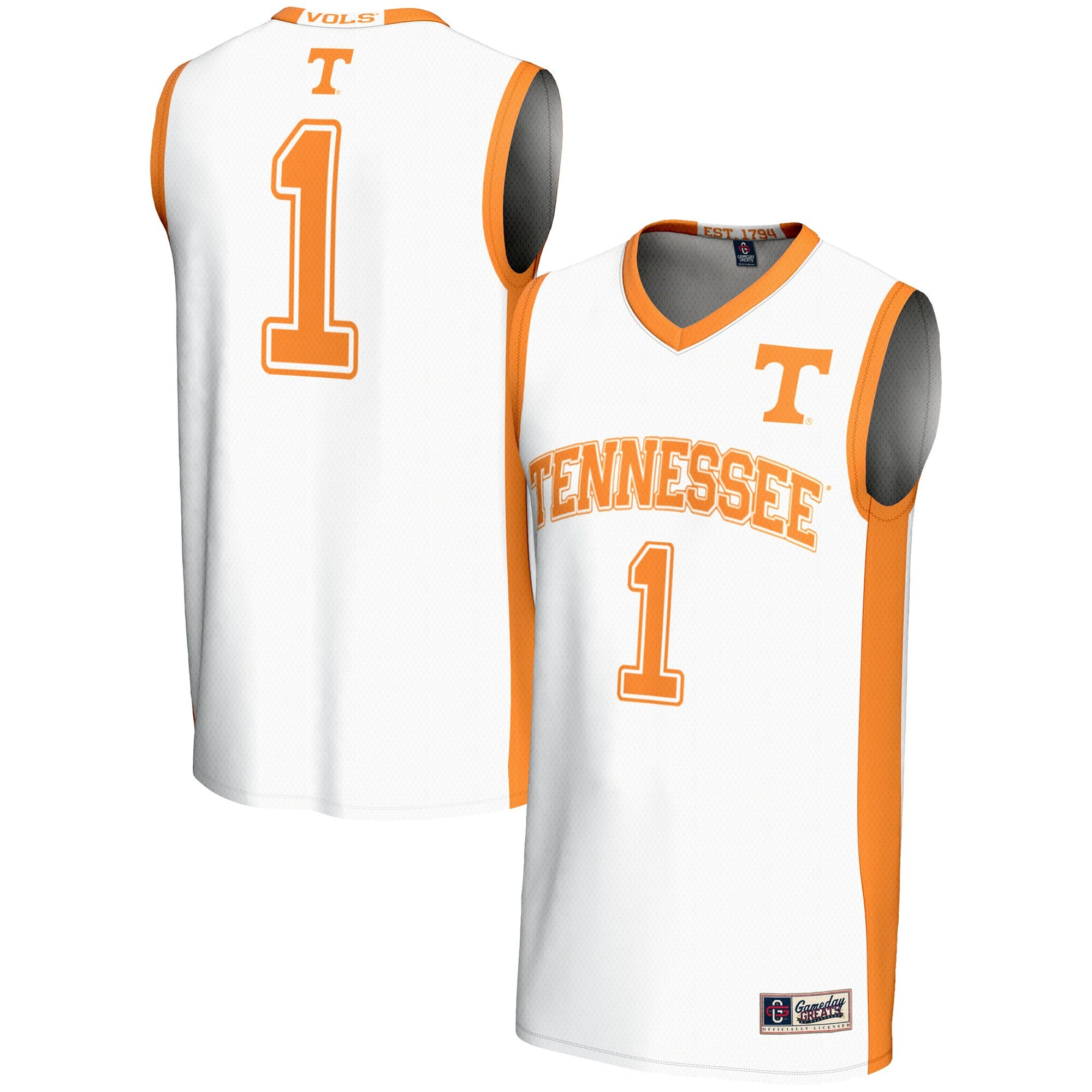 Tennessee Volunteers white jersey