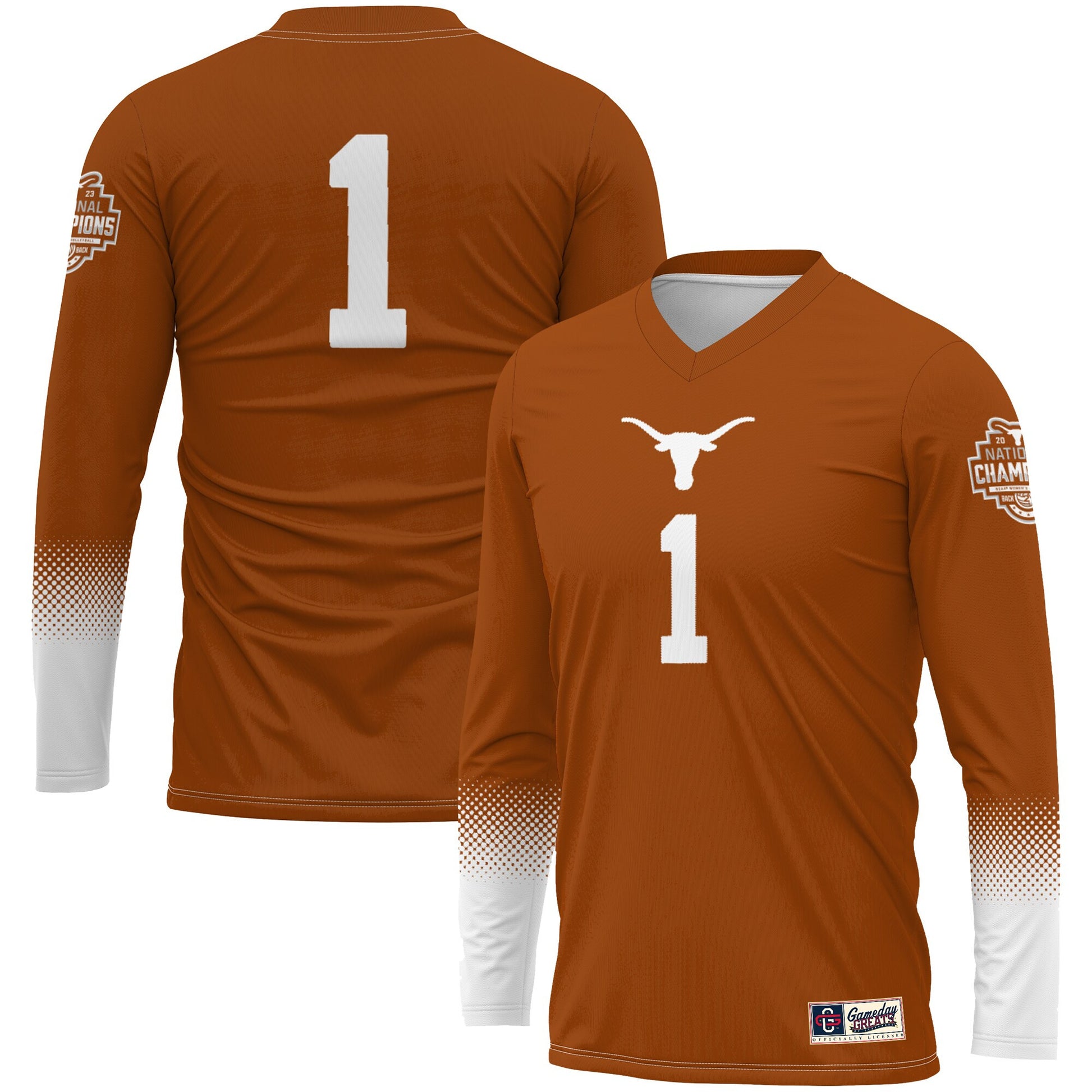 Texas Longhorns orange Fashion jersey