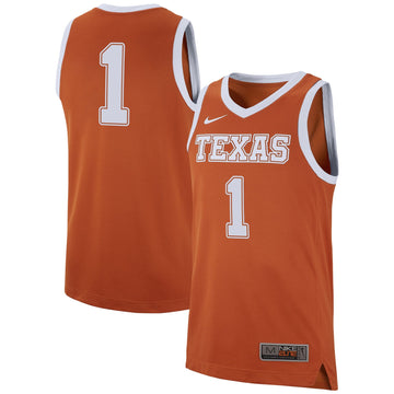 Burnt Texas Longhorns orange jersey