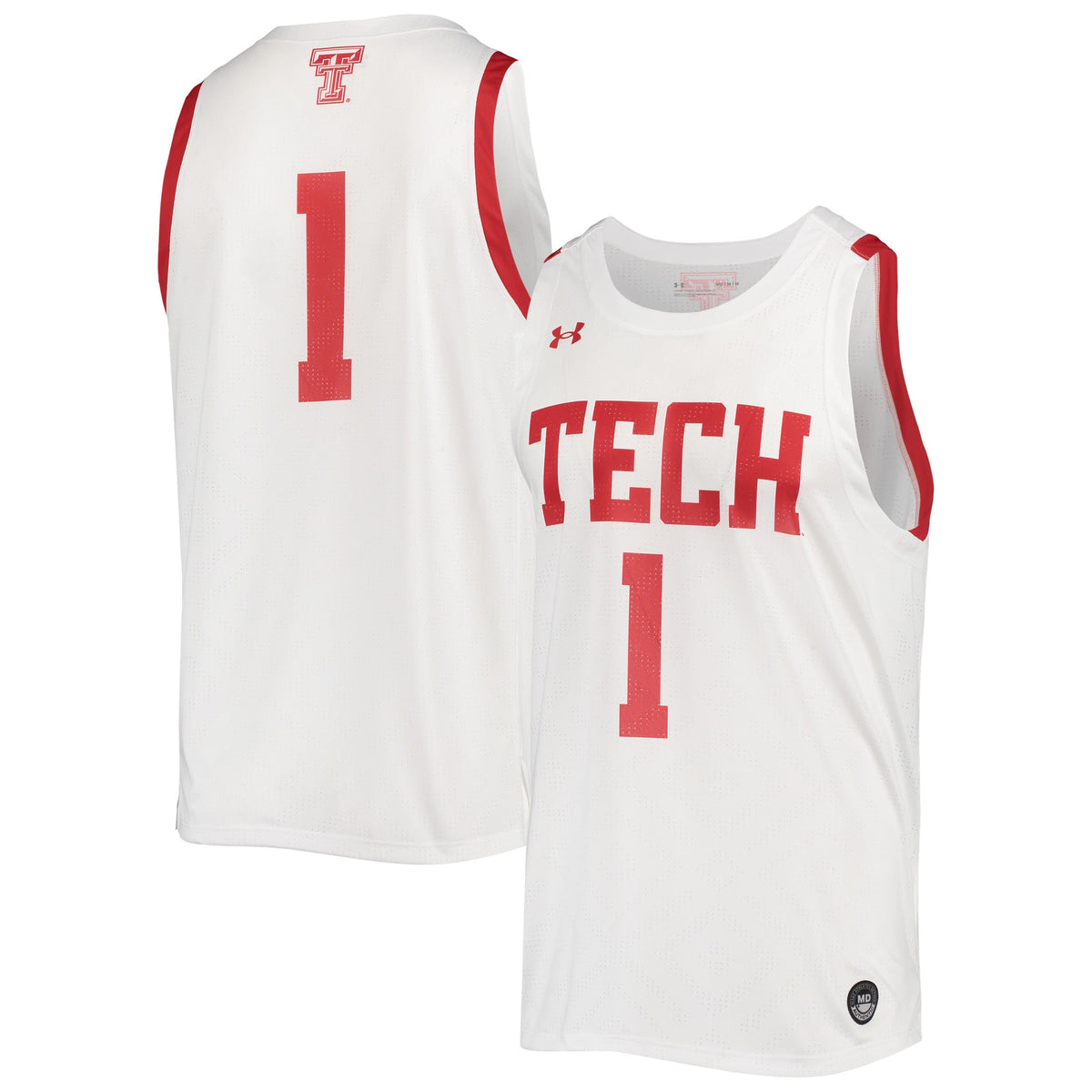 Under Armour Texas Tech Red Raiders white Alternate jersey