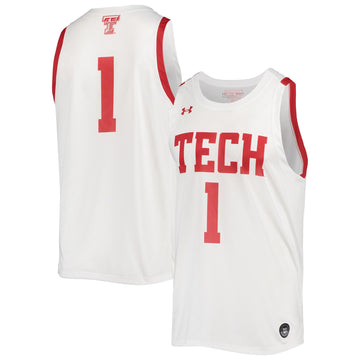 Under Armour Texas Tech Red Raiders white Alternate jersey