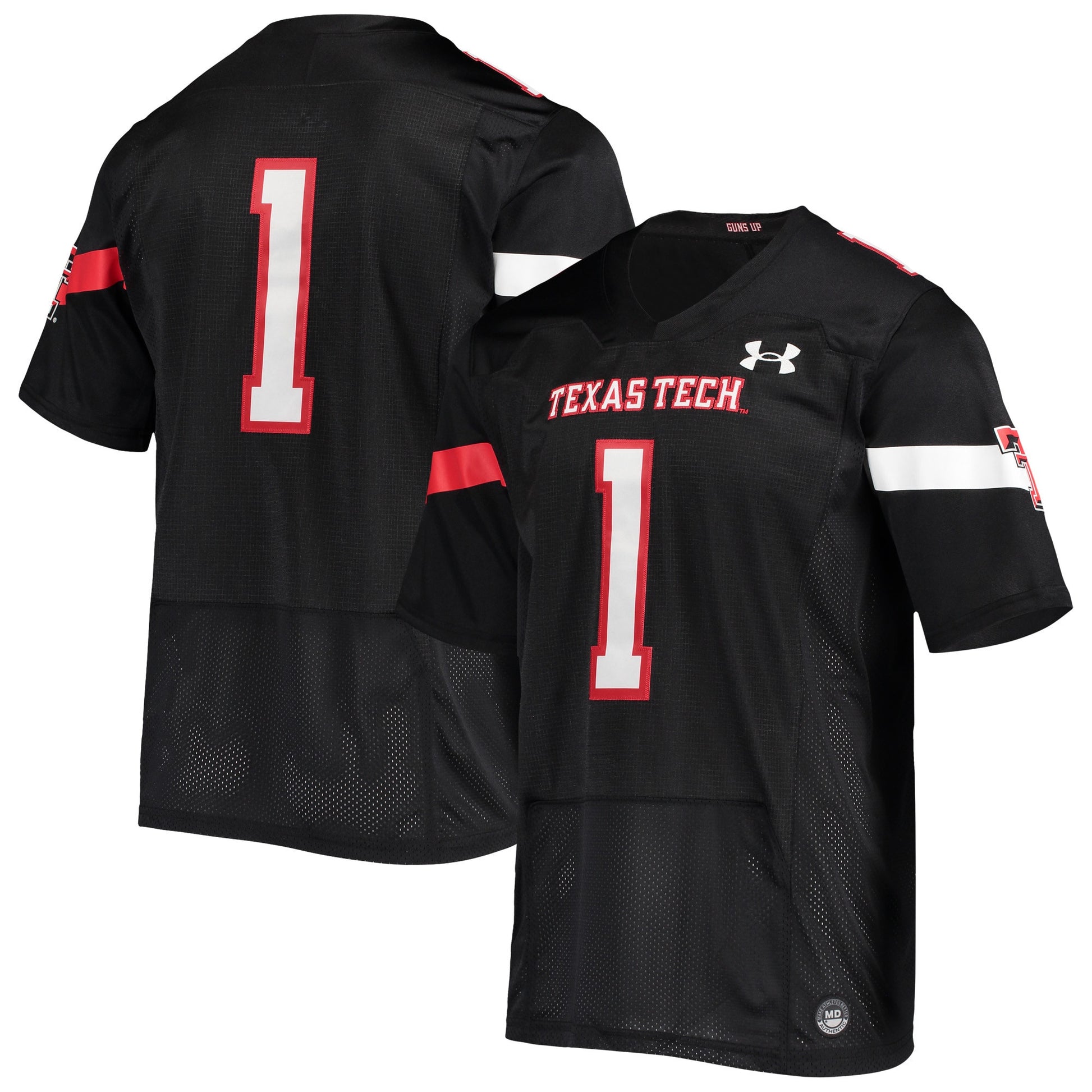 Under Armour Texas Tech Red Raiders black jersey