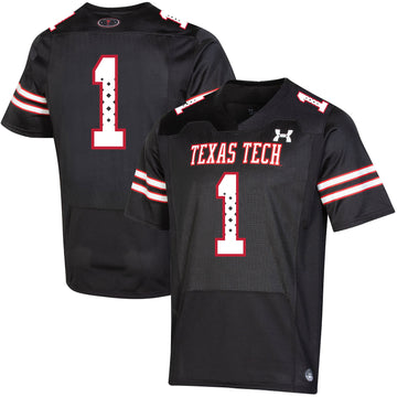 Under Armour Texas Tech Red Raiders black Throwback jersey