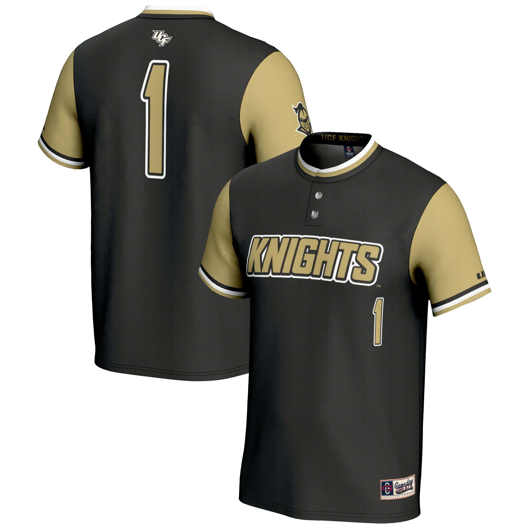 Softball UCF Knights black jersey