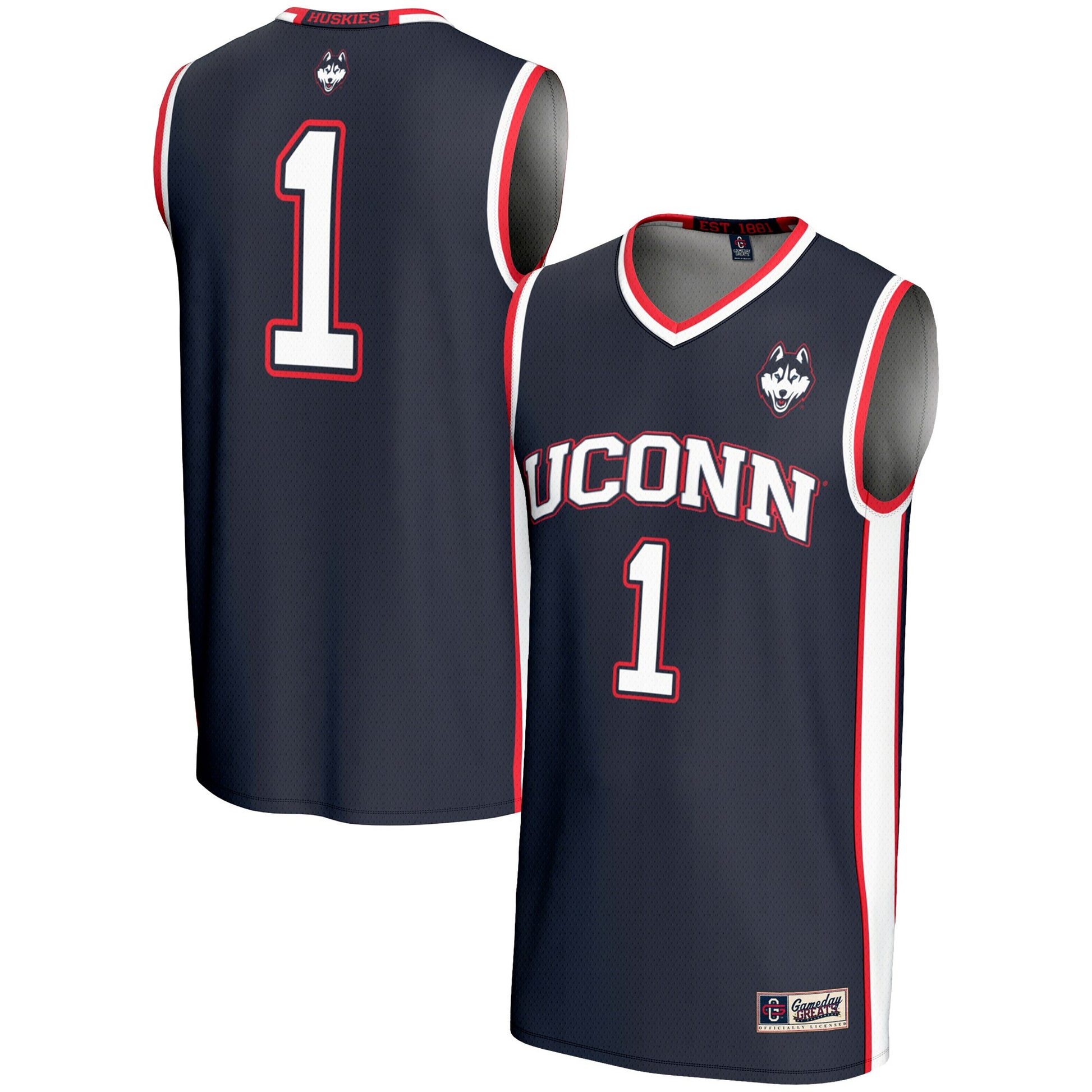UConn Huskies navy jersey