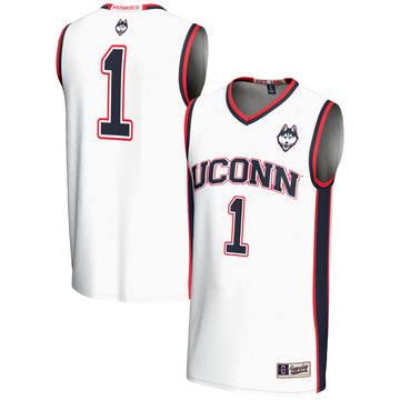 UConn Huskies white jersey