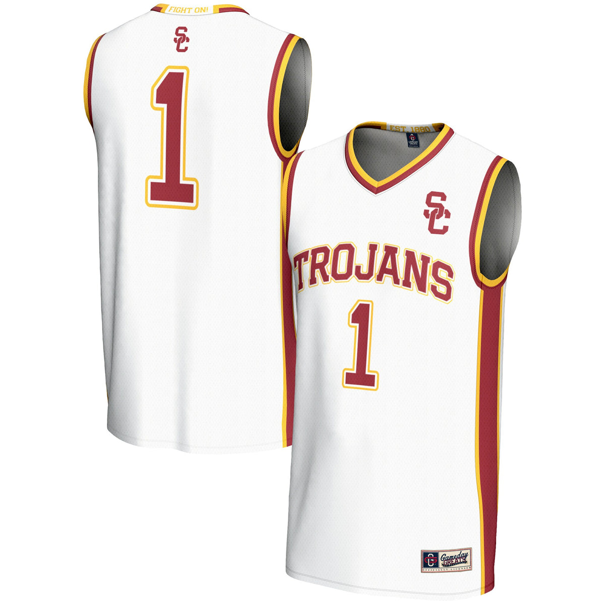 USC Trojans white jersey