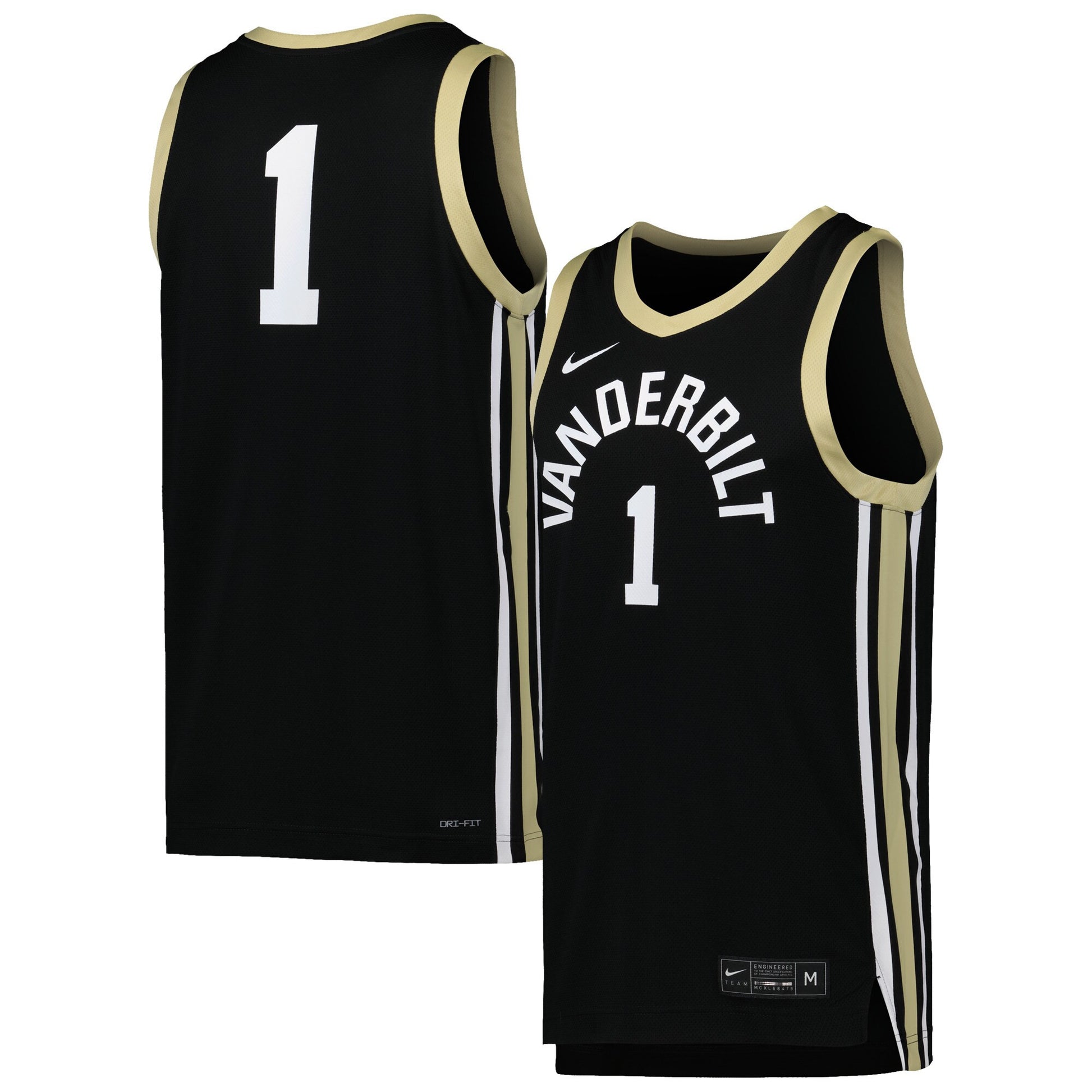 Vanderbilt Commodores black jersey