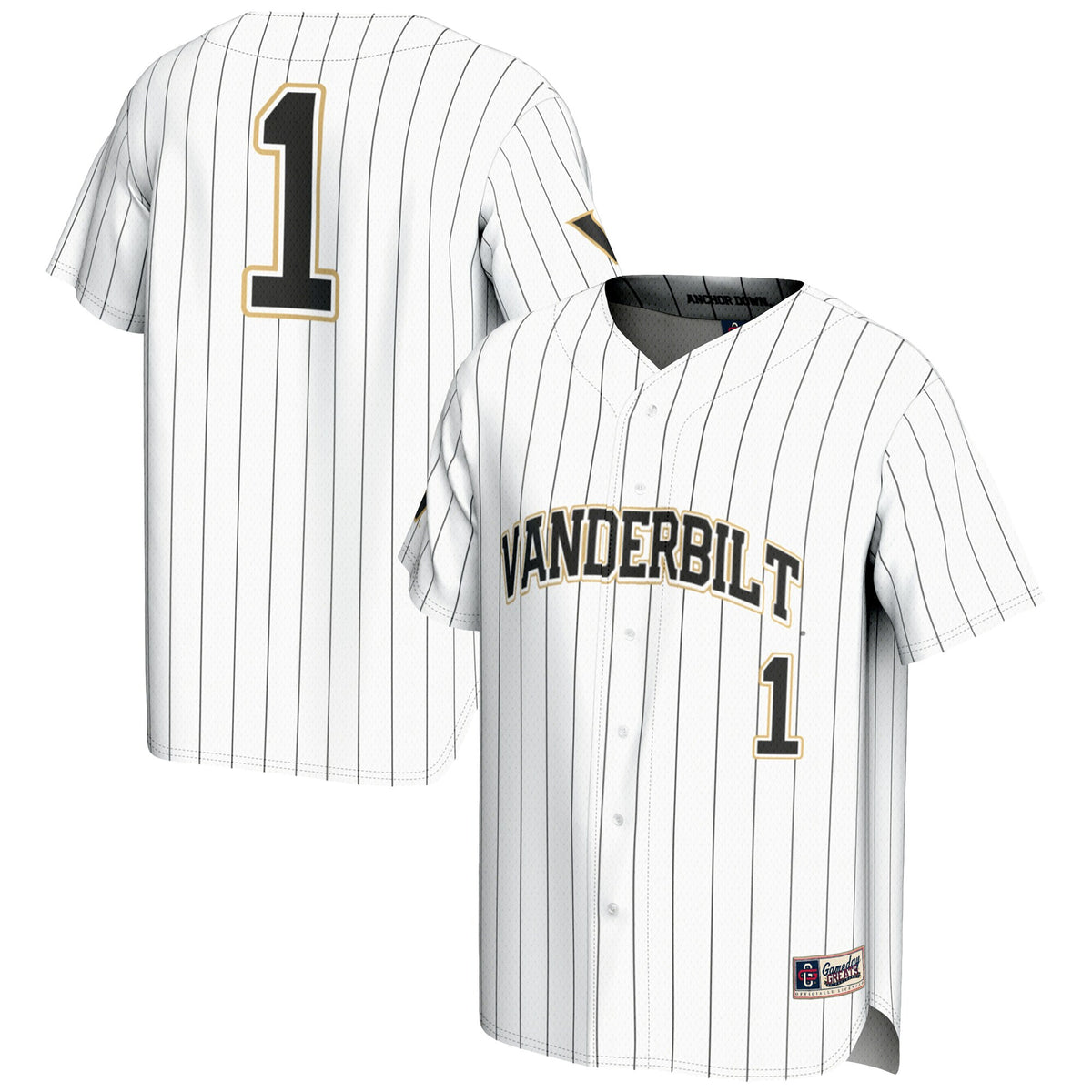 Vanderbilt Commodores white jersey