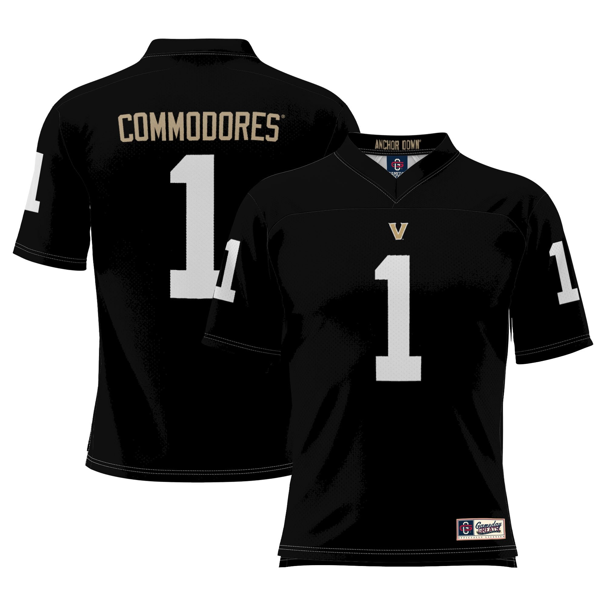 Vanderbilt Commodores black jersey