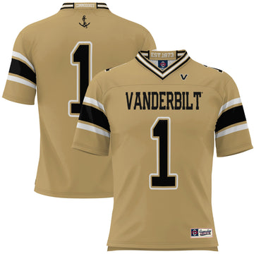 Vanderbilt Commodores gold jersey