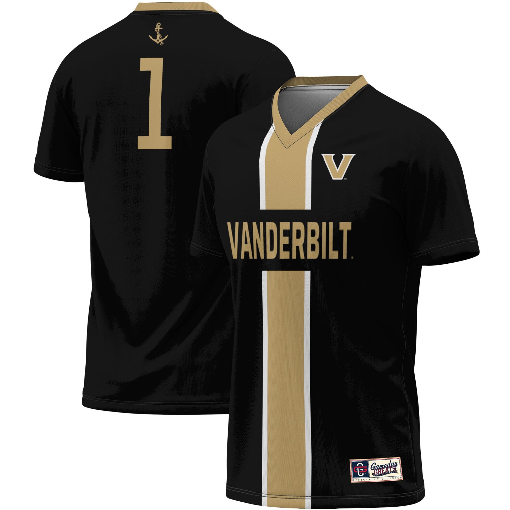 Prosphere Vanderbilt Commodores black jersey