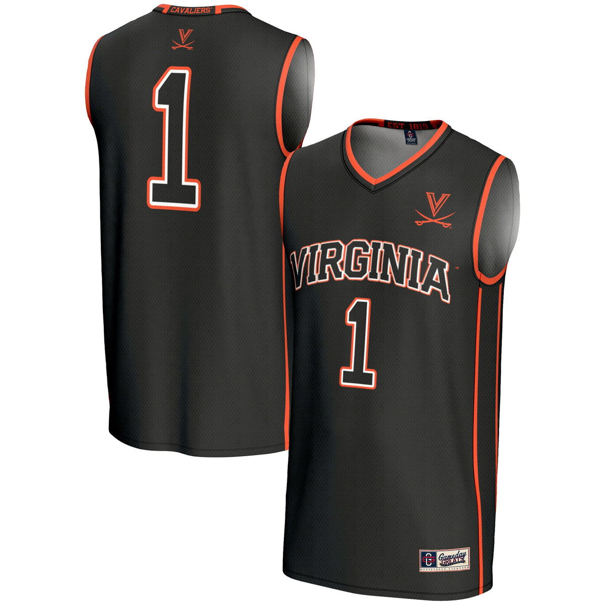 Virginia Cavaliers black jersey