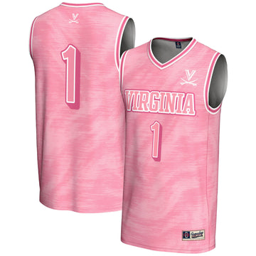 Virginia Cavaliers pink jersey
