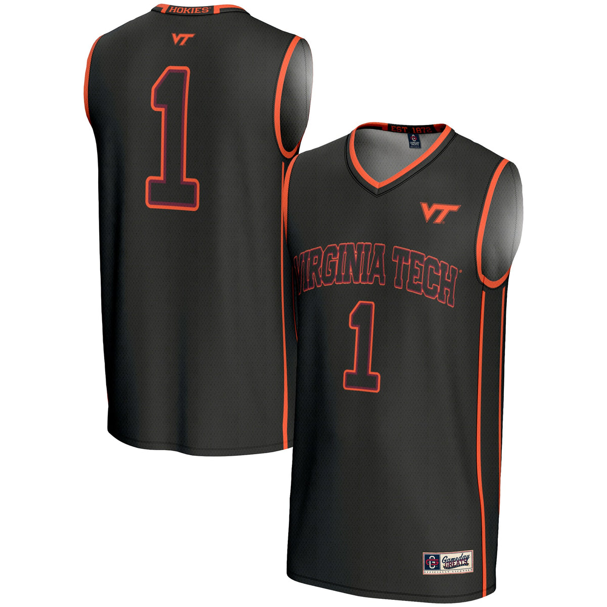 Virginia Tech Hokies black jersey
