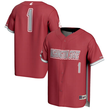 Washington State Cougars crimson jersey