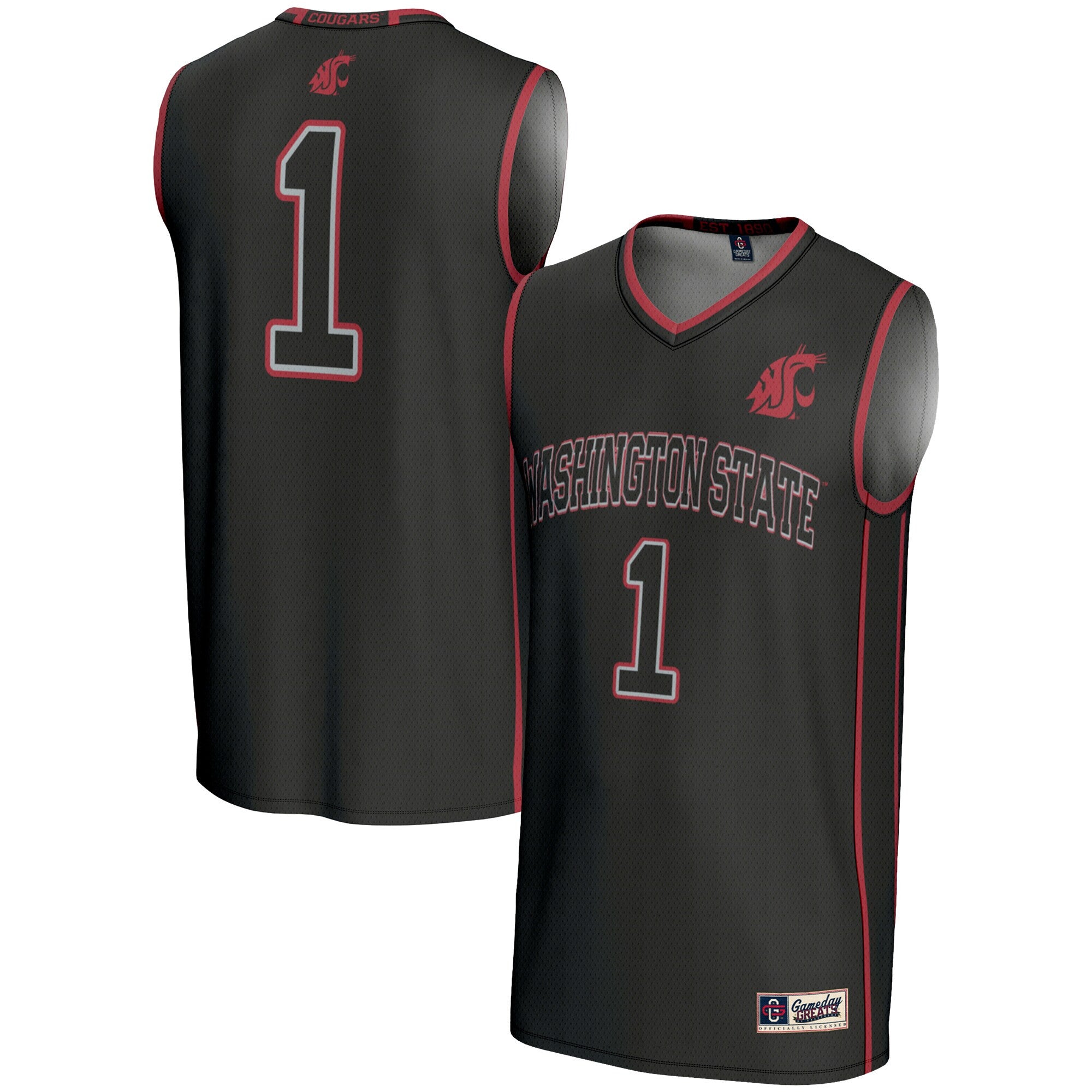 Washington State Cougars black jersey
