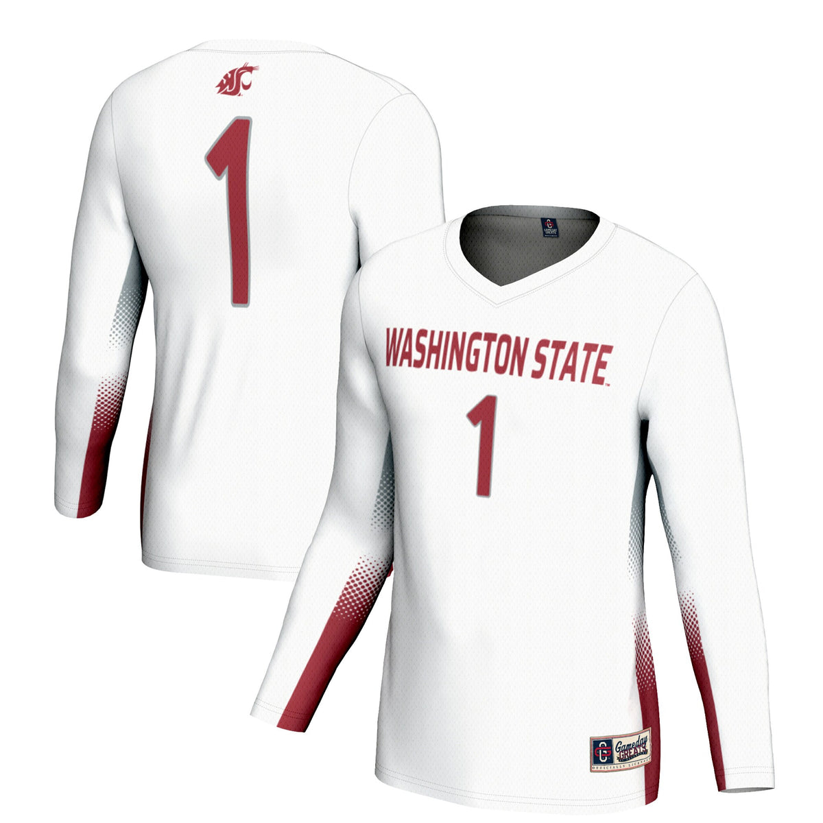 Volleyball Washington State Cougars white jersey