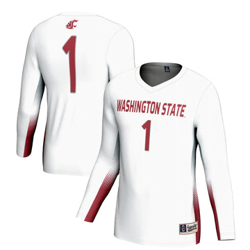 Volleyball Washington State Cougars white jersey